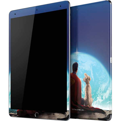 Superman 2025 Superman & Krypto watch the Earth iPad Skins