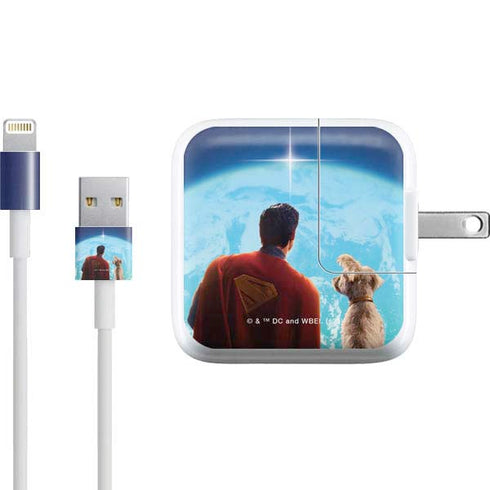 Superman 2025 Superman & Krypto watch the Earth iPad Charger (10W USB) Skin