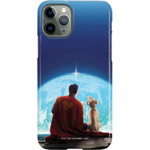 Superman 2025 Superman & Krypto watch the Earth iPhone 11 Pro Lite Case