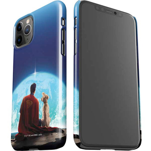 Superman 2025 Superman & Krypto watch the Earth iPhone 11 Pro Lite Case