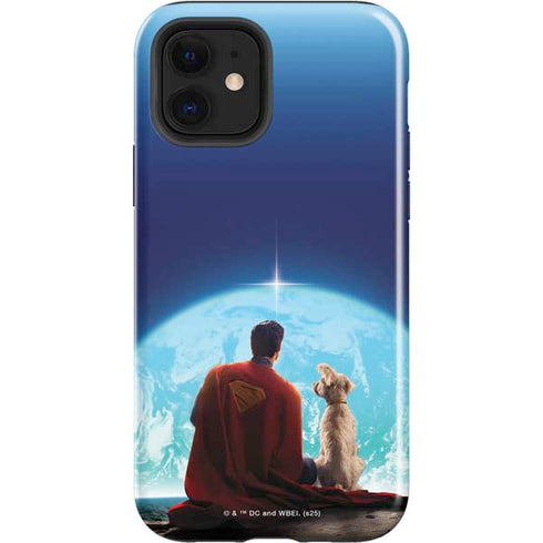 Superman 2025 Superman & Krypto watch the Earth iPhone 12 Impact Case