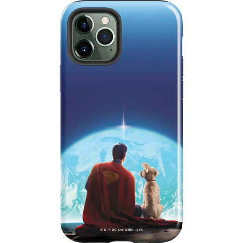 Superman 2025 Superman & Krypto watch the Earth iPhone 12 Pro Impact Case