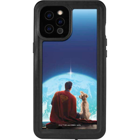 Superman 2025 Superman & Krypto watch the Earth iPhone 12 Pro Max Waterproof Case