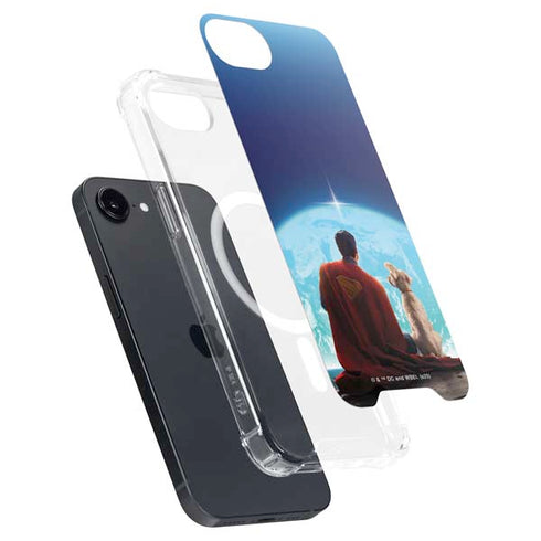 Superman 2025 Superman & Krypto watch the Earth iPhone 16e MagSafe Case