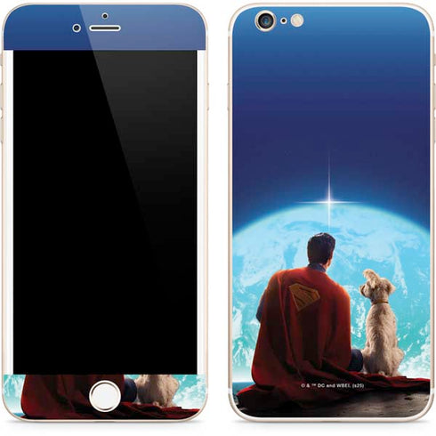 Superman 2025 Superman & Krypto watch the Earth iPhone 6/6s Plus Skin