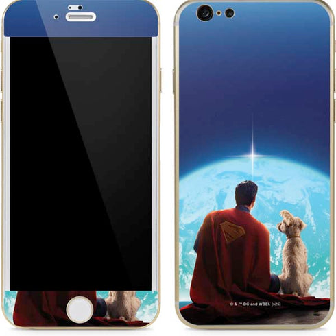 Superman 2025 Superman & Krypto watch the Earth iPhone 6/6s Skin