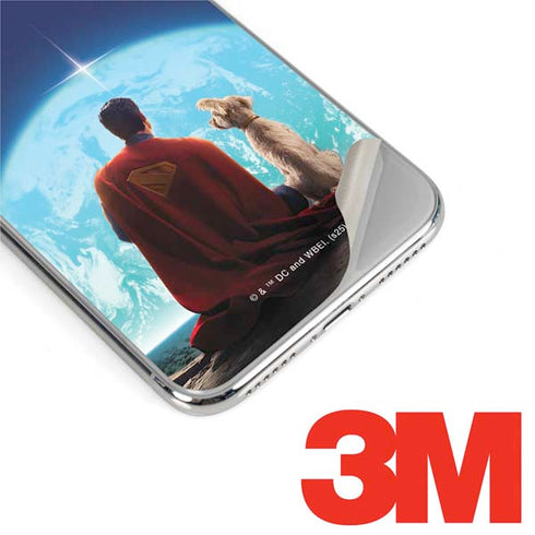 Superman 2025 Superman & Krypto watch the Earth iPhone XR Skin