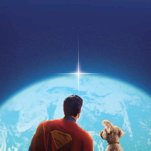 Superman 2025 Superman & Krypto watch the Earth iPhone XR Skin