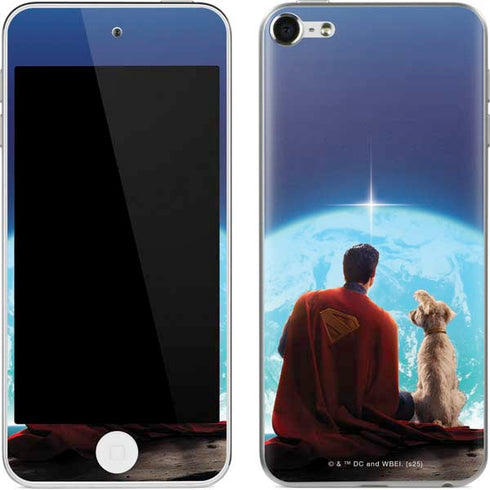 Superman 2025 Superman & Krypto watch the Earth Apple iPod Skin
