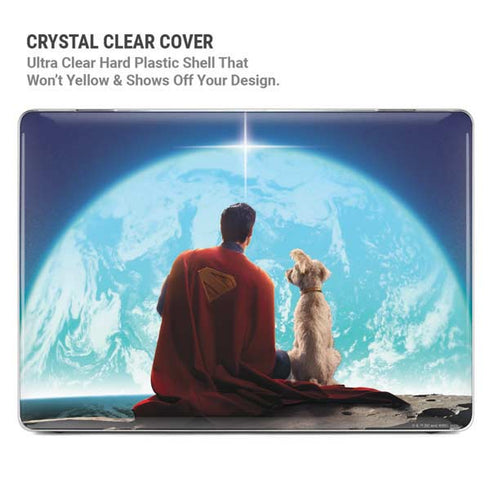 Superman 2025 Superman & Krypto watch the Earth MacBook Pro 16in (2021-25) Case plus Skin
