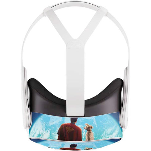 Superman 2025 Superman & Krypto watch the Earth Meta Quest 3S Skin