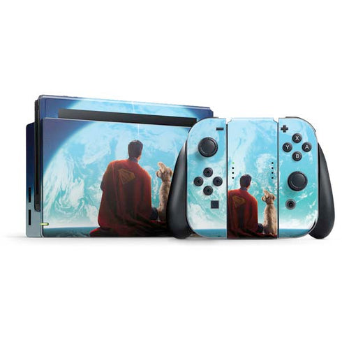 Superman 2025 Superman & Krypto watch the Earth Nintendo Skins