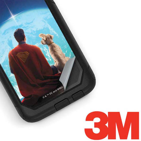 Superman 2025 Superman & Krypto watch the Earth Otterbox Commuter Galaxy Skin