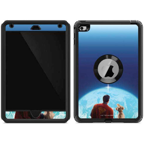 Superman 2025 Superman & Krypto watch the Earth Otterbox Defender iPad Skin