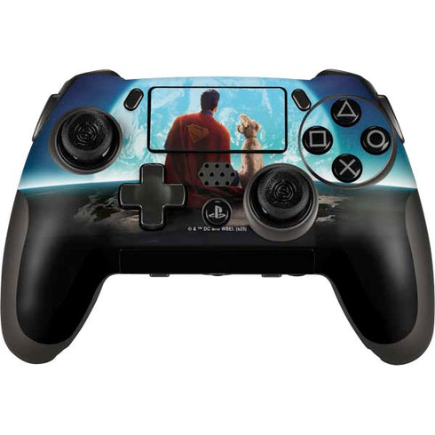 Superman 2025 Superman & Krypto watch the Earth PlayStation Scuf Vantage 2 Controller Skin