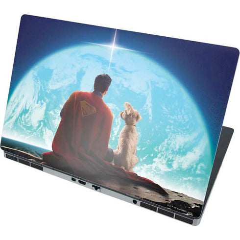 Superman 2025 Superman & Krypto watch the Earth Dell Precision Skin