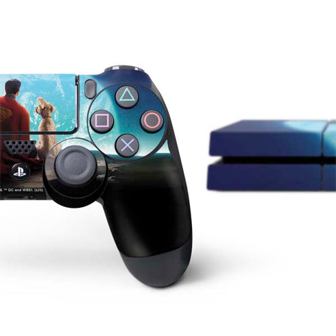 Superman 2025 Superman & Krypto watch the Earth PS4 Console and Controller Bundle Skin