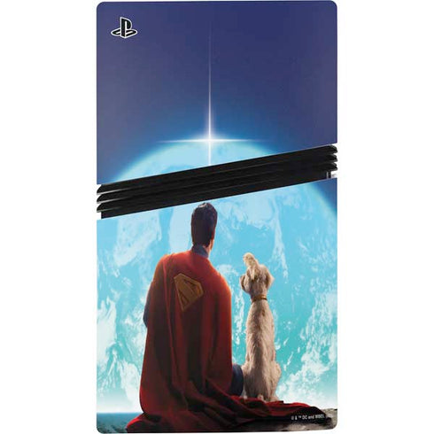 Superman 2025 Superman & Krypto watch the Earth PS5 Pro Bundle Skin