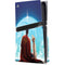 Superman 2025 Superman & Krypto watch the Earth PS5 Pro Disk Console Skin