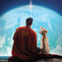 Superman 2025 Superman & Krypto watch the Earth Surface Book 2 15in Skin