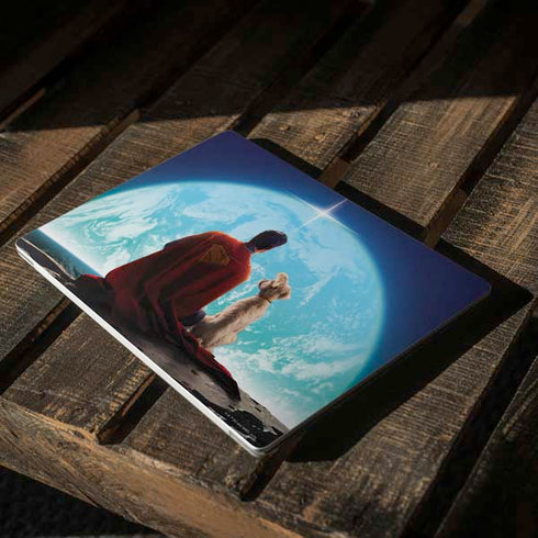 Superman 2025 Superman & Krypto watch the Earth Surface Laptop 2 Skin