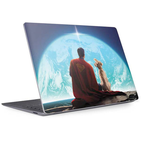 Superman 2025 Superman & Krypto watch the Earth Surface Laptop 3 13.5in Skin