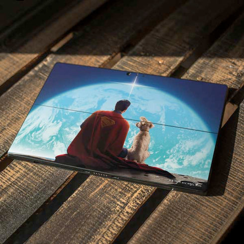 Superman 2025 Superman & Krypto watch the Earth Surface Pro 6 Skin