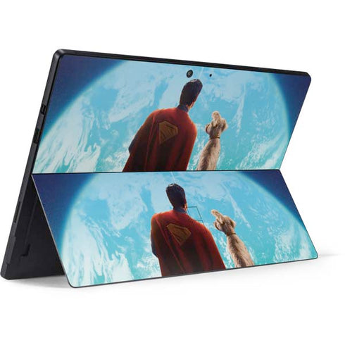 Superman 2025 Superman & Krypto watch the Earth Surface Pro 7 Skin