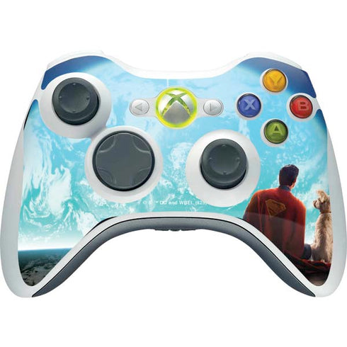 Superman 2025 Superman & Krypto watch the Earth Xbox 360 Wireless Controller Skin