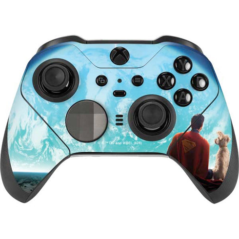 Superman 2025 Superman & Krypto watch the Earth Xbox Elite Wireless Controller Series 2 Skin