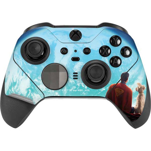 Superman 2025 Superman & Krypto watch the Earth Xbox Elite Wireless Controller Series 2 Skin