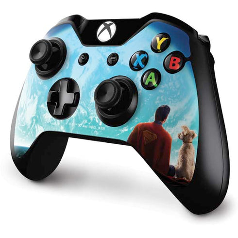 Superman 2025 Superman & Krypto watch the Earth Xbox One Controller Skin