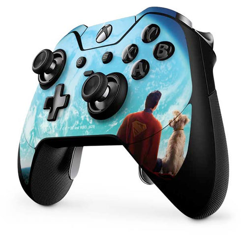 Superman 2025 Superman & Krypto watch the Earth Xbox One Elite Controller Skin