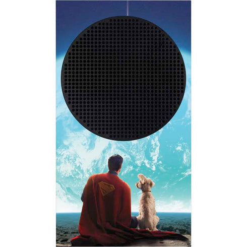 Superman 2025 Superman & Krypto watch the Earth Xbox Series S Bundle Skin