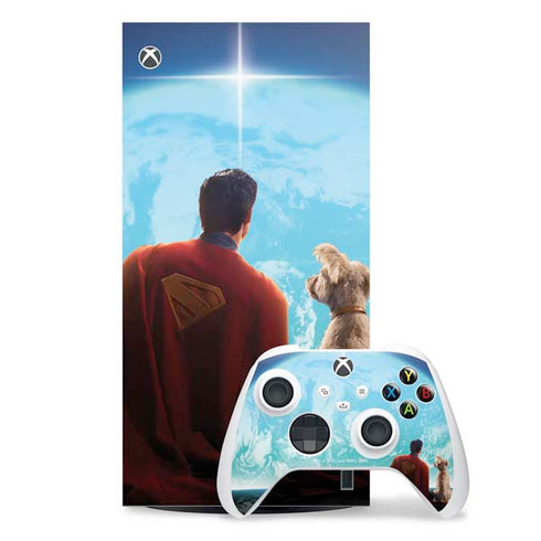 Superman 2025 Superman & Krypto watch the Earth Xbox Series X Skins