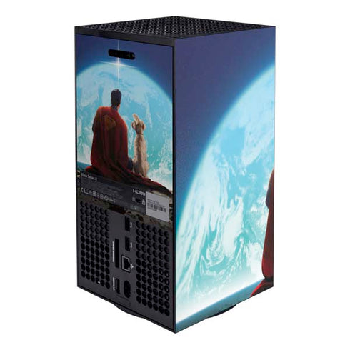 Superman 2025 Superman & Krypto watch the Earth XBox Series X Digital Edition Bundle Skin
