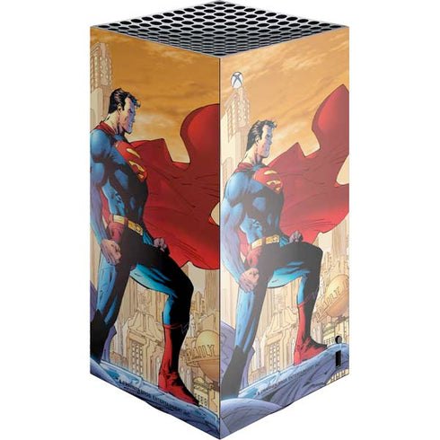 DC Comics Superman For Tomorrow Cover Art by Jim Lee XBox Series X Digital Edition Console Skin