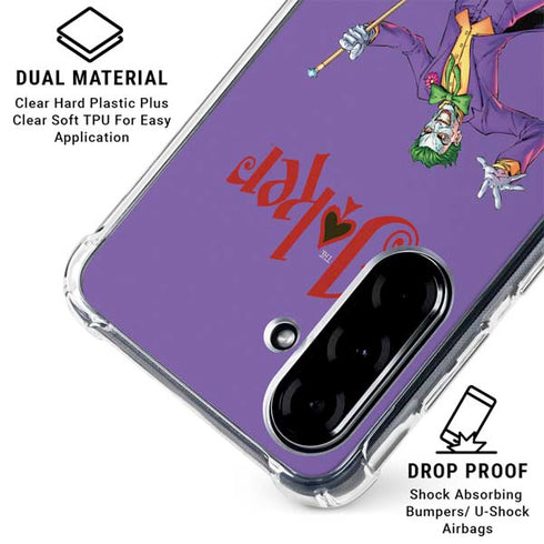 DC Comics The Joker Surprise - The Joker Galaxy A36 5G Clear Case