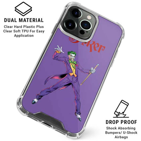 DC Comics The Joker Surprise - The Joker iPhone 16 Pro Max Clear Case