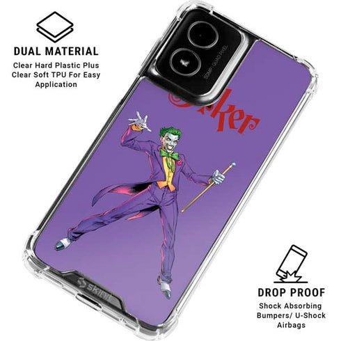 DC Comics The Joker Surprise - The Joker Moto G Power 5G (2024) Clear Case