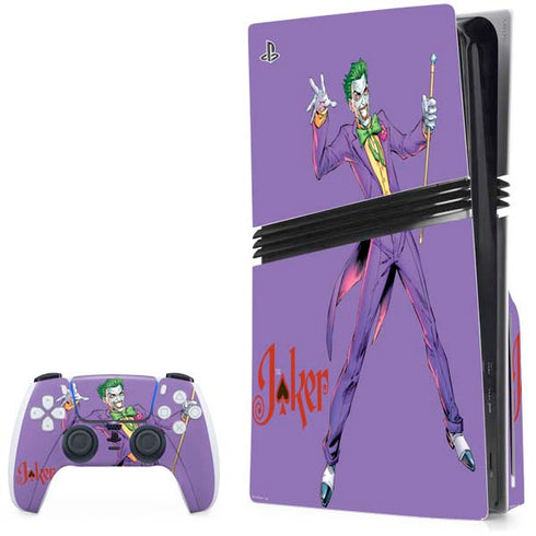 DC Comics The Joker Surprise - The Joker PS5 Pro Disk Bundle Skin