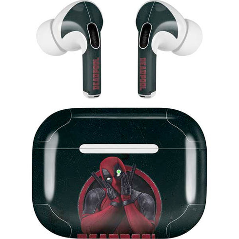 Marvel Deadpool Legacy Surprised Deadpool AirPods Skins