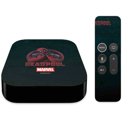 Marvel Deadpool Legacy Surprised Deadpool Apple TV Skin