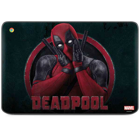 Marvel Deadpool Legacy Surprised Deadpool HP Chromebook Skin