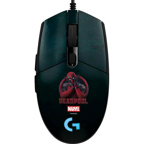 Marvel Deadpool Legacy Surprised Deadpool G203 Prodigy RGB Wired Gaming Mouse Skin