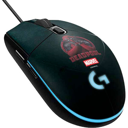 Marvel Deadpool Legacy Surprised Deadpool G203 Prodigy RGB Wired Gaming Mouse Skin