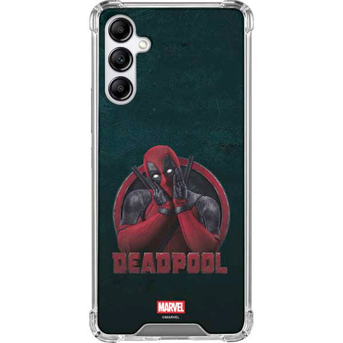 Marvel Deadpool Legacy Surprised Deadpool Galaxy A14 5G Clear Case