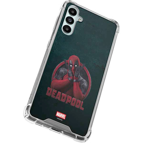 Marvel Deadpool Legacy Surprised Deadpool Galaxy A14 5G Clear Case