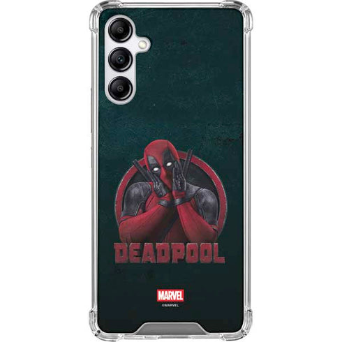 Marvel Deadpool Legacy Surprised Deadpool Galaxy A15 5G Clear Case
