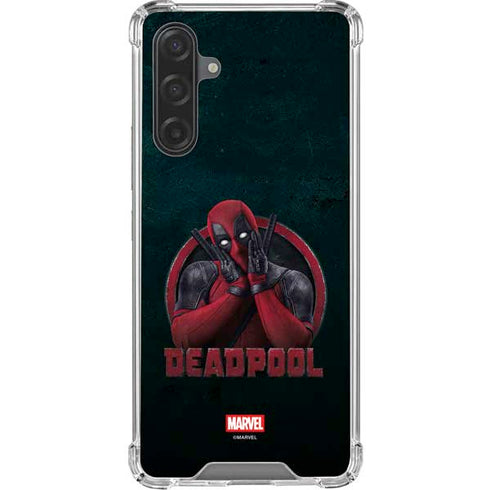 Marvel Deadpool Legacy Surprised Deadpool Galaxy A17 Clear Case